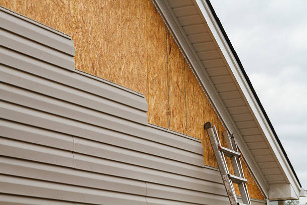 Professional Siding Replacement technician working in Yankeetown, FL